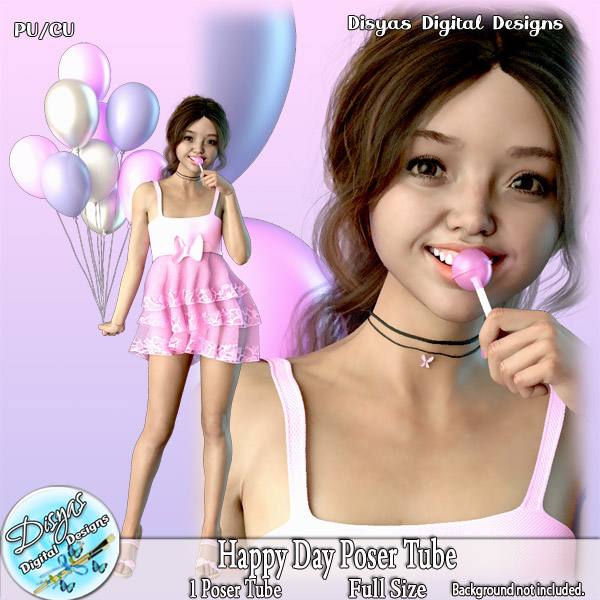 HAPPY DAY POSER TUBE PACK CU - FS - Click Image to Close